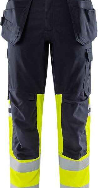 Flamestat high vis werkbroek stretch klasse 1 2163 ATHF - Broeken en shorts - Werkbroeken met spijkerzakken