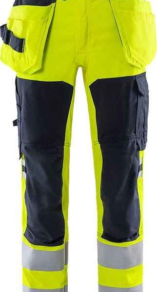 Flamestat high vis werkbroek stretch klasse 2 2167 ATHF - Broeken en shorts - Werkbroeken met spijkerzakken