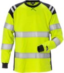 FRISTADS Flamestat high vis T-shirt met lange mouw dames klasse 3 7097 TFLH