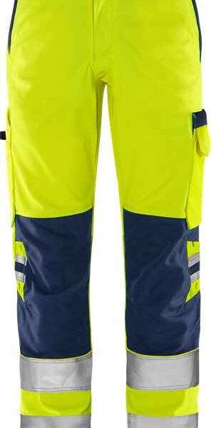 High vis Green broek dames klasse 2 2642 GPLU - Broeken en shorts - Werkbroeken