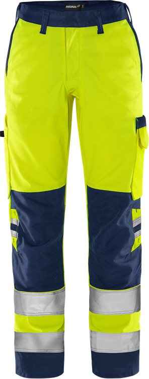 High vis Green broek dames klasse 2 2642 GPLU - Broeken en shorts - Werkbroeken