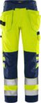 FRISTADS High vis Green werkbroek klasse 2 2641 GPLU