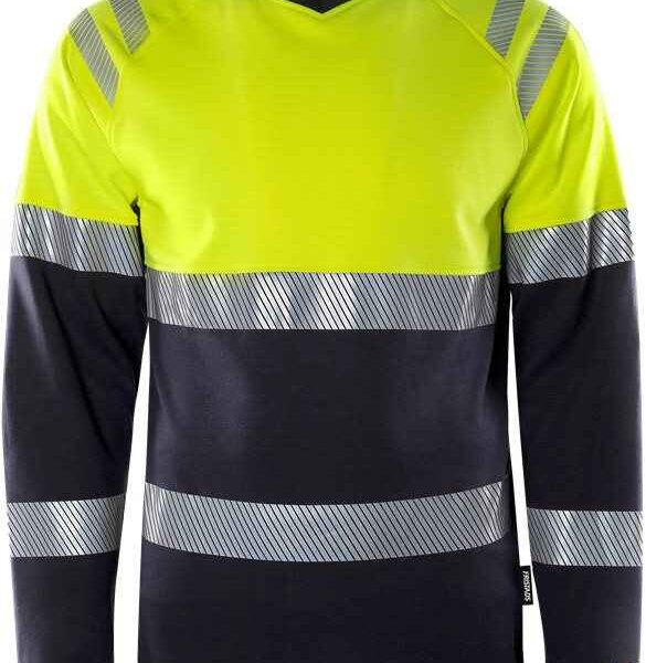 Flamestat high vis t-shirt met lange mouwen klasse 1 7107 TFL - T-shirts en polo's - T-shirts met ronde hals