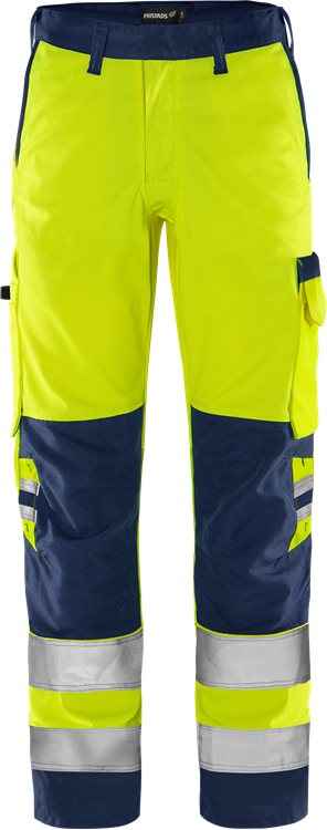 High vis Green broek klasse 2 2651 GPLU - Broeken en shorts - Werkbroeken