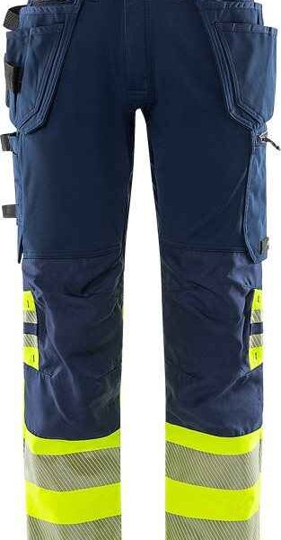 High Vis Green werkbroek stretch klasse 1 2643 GSTP - Broeken en shorts - Werkbroeken met spijkerzakken