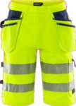 FRISTADS High vis Green stretch korte broek klasse 2 2646 GSTP