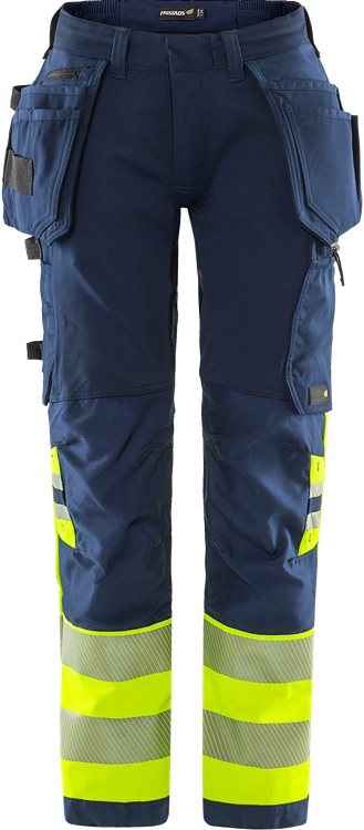 High Vis Green werkbroek dames stretch klasse 1 2663 GSTP - Broeken en shorts - Werkbroeken met spijkerzakken