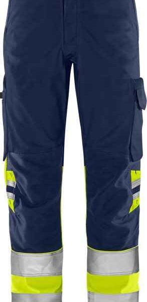 High vis Green broek klasse 1 2649 GPLU - Broeken en shorts - Werkbroeken
