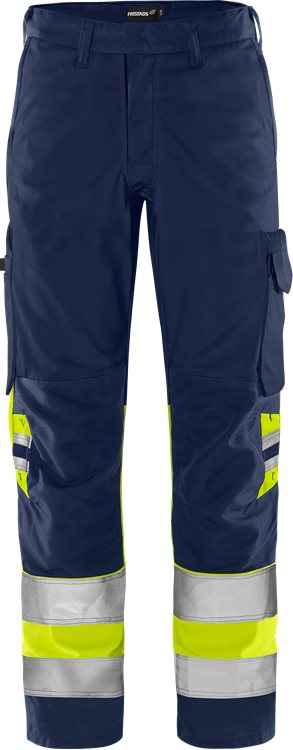 High vis Green broek klasse 1 2649 GPLU - Broeken en shorts - Werkbroeken