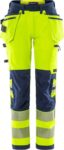 FRISTADS High Vis Green werkbroek dames stretch klasse 2 2664 GSTP