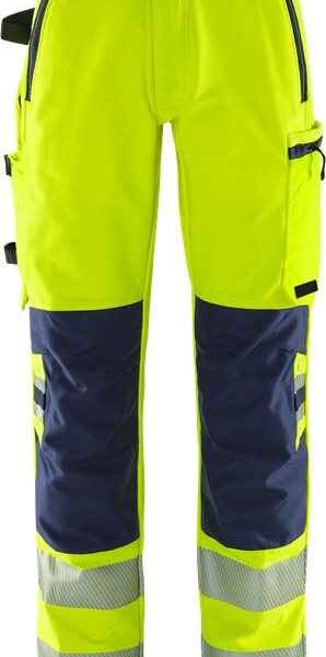 High vis Green broek dames stretch klasse 2 2665 GSTP - Broeken en shorts - Werkbroeken