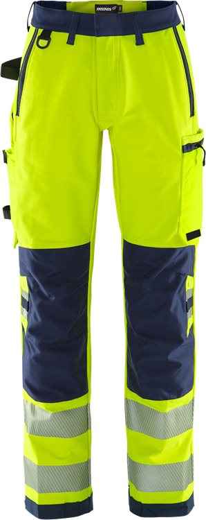 High vis Green broek dames stretch klasse 2 2665 GSTP - Broeken en shorts - Werkbroeken