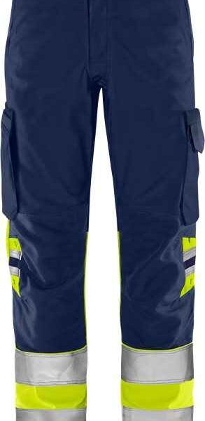High vis Green broek klasse 1 2668 GPLU - Broeken en shorts - Werkbroeken
