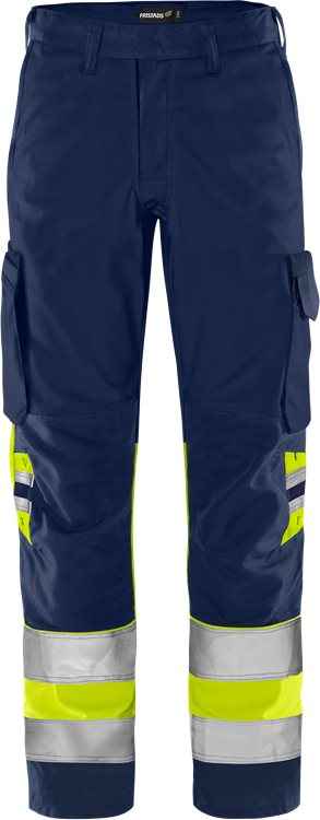 High vis Green broek klasse 1 2668 GPLU - Broeken en shorts - Werkbroeken