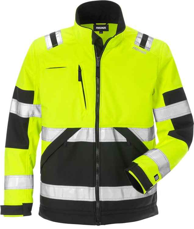 High vis softshelljack klasse 2 4083 WYH - Jassen en bodywarmers - Softshell werkjassen