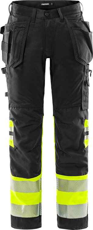 High vis werkbroek stretch klasse 1 2706 PLU - Broeken en shorts - Werkbroeken met spijkerzakken