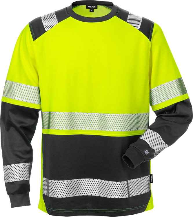 High vis T-shirt lange mouwen klasse 2 7457 THV - T-shirts en polo's - T-shirts met lange mouwen