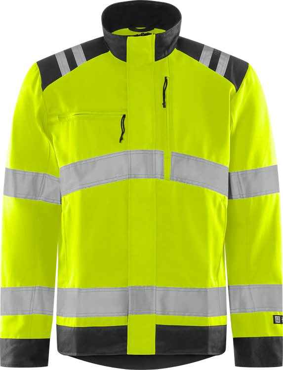 High vis Green jack klasse 3 4067 GPLU - Jassen en bodywarmers - Werkjassen