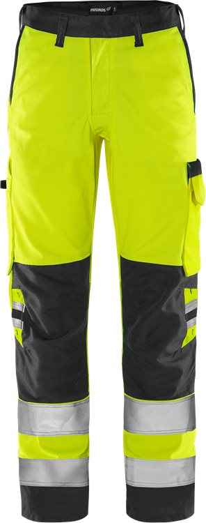 High vis Green broek klasse 2 2651 GPLU - Broeken en shorts - Werkbroeken