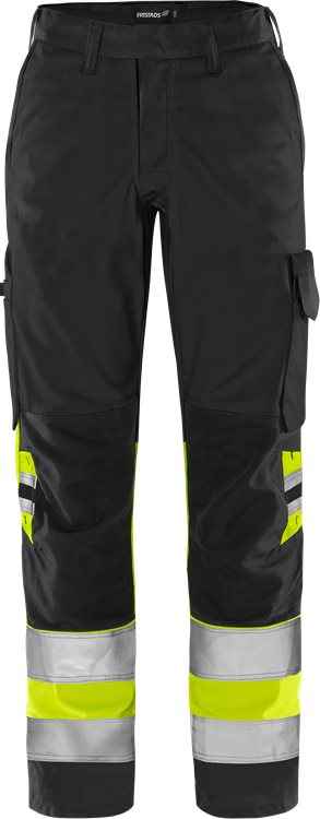 High vis Green broek dames klasse 1 2652 GPLU - Broeken en shorts - Werkbroeken