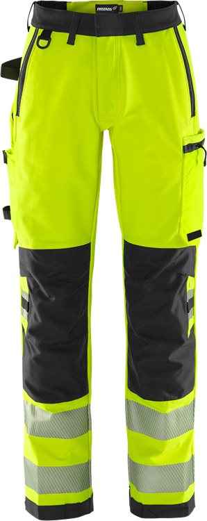 High vis Green broek dames stretch klasse 2 2665 GSTP - Broeken en shorts - Werkbroeken