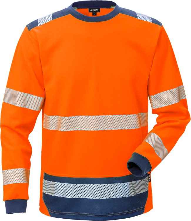 High vis T-shirt lange mouwen klasse 3 7724 THV - T-shirts en polo's - T-shirts met lange mouwen
