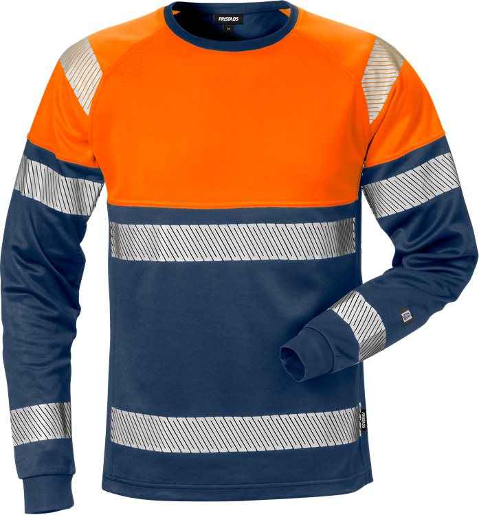 High vis T-shirt met lange mouwen klasse 1 7519 THV - T-shirts en polo's - T-shirts met lange mouwen