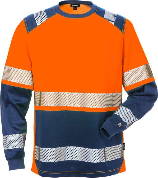 High vis T-shirt lange mouwen klasse 2 7457 THV - T-shirts en polo's - T-shirts met lange mouwen