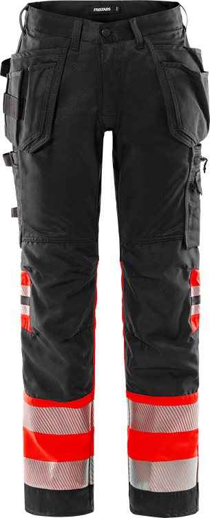 High vis werkbroek stretch klasse 1 2706 PLU - Broeken en shorts - Werkbroeken met spijkerzakken