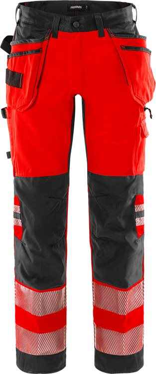 High vis werkbroek stretch klasse 2 2707 PLU - Broeken en shorts - Werkbroeken met spijkerzakken