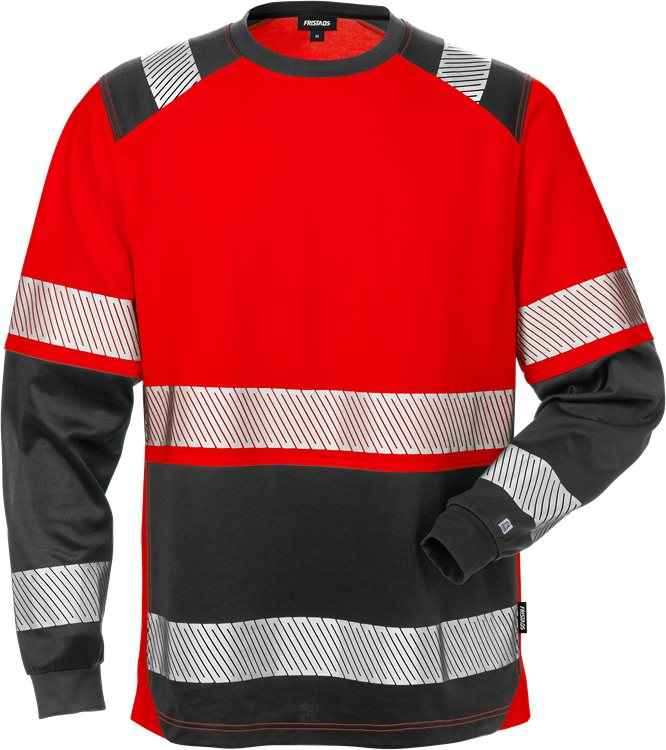 High vis T-shirt lange mouwen klasse 2 7457 THV - T-shirts en polo's - T-shirts met lange mouwen