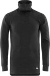 FRISTADS T-shirt lange mouwen met korte rits 742 PC