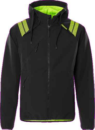 Softshelljack met capuchon 7461 GBON - Jassen en bodywarmers - Softshell werkjassen