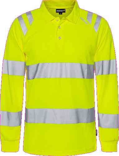 Hogezichtbaarheids poloshirt met lange mouw klasse 3 7864 GPST - T-shirts en polo's - Polo's met lange mouwen