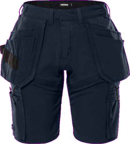 Werkshorts stretch dames 2601 GLWS - Broeken en shorts - Werkshorts met spijkerzakken