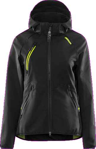 Functioneel damessoftshelljack met capuchon 4872 GBF - Jassen en bodywarmers - Softshell werkjassen
