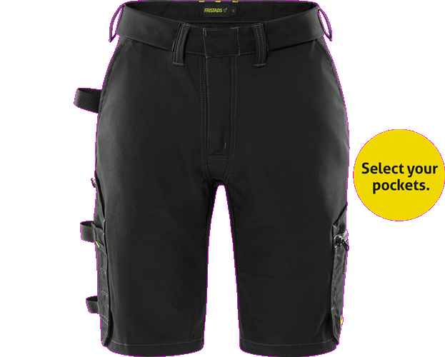 Flex stretch korte damesbroek 2804 GHST - Broeken en shorts - Werkshorts