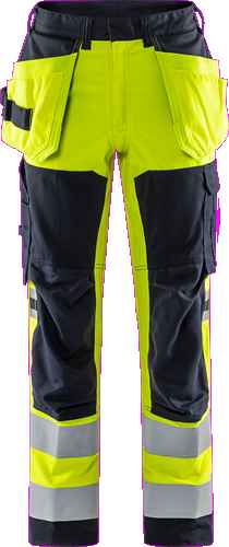 Flamestat high vis stretch werkbroek klasse 2 2267 ATHF - Broeken en shorts - Werkbroeken met spijkerzakken