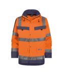 fluo-oranje-marineblauw