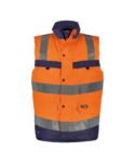 fluo-oranje-marineblauw