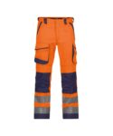 fluo-oranje-marineblauw