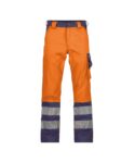 fluo-oranje-marineblauw