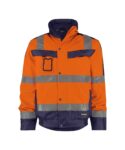 fluo-oranje-marineblauw