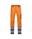 fluo-oranje-marineblauw