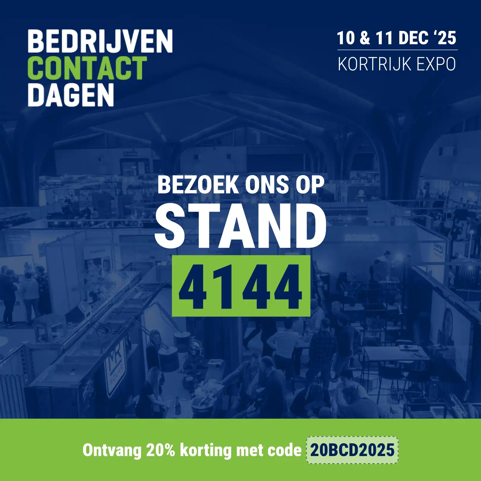 Bezoek Vanatex op de Bedrijvencontactdagen 2025 in Kortrijk