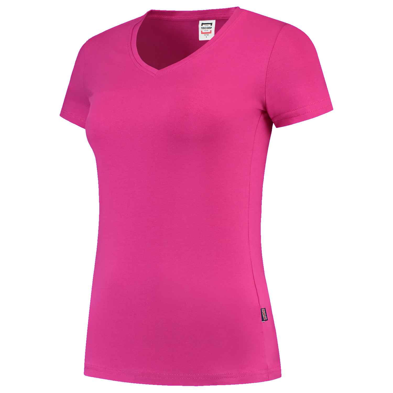 TRICORP T-shirt V Hals Fitted Dames - T-shirts en polo's - T-shirts met v-hals