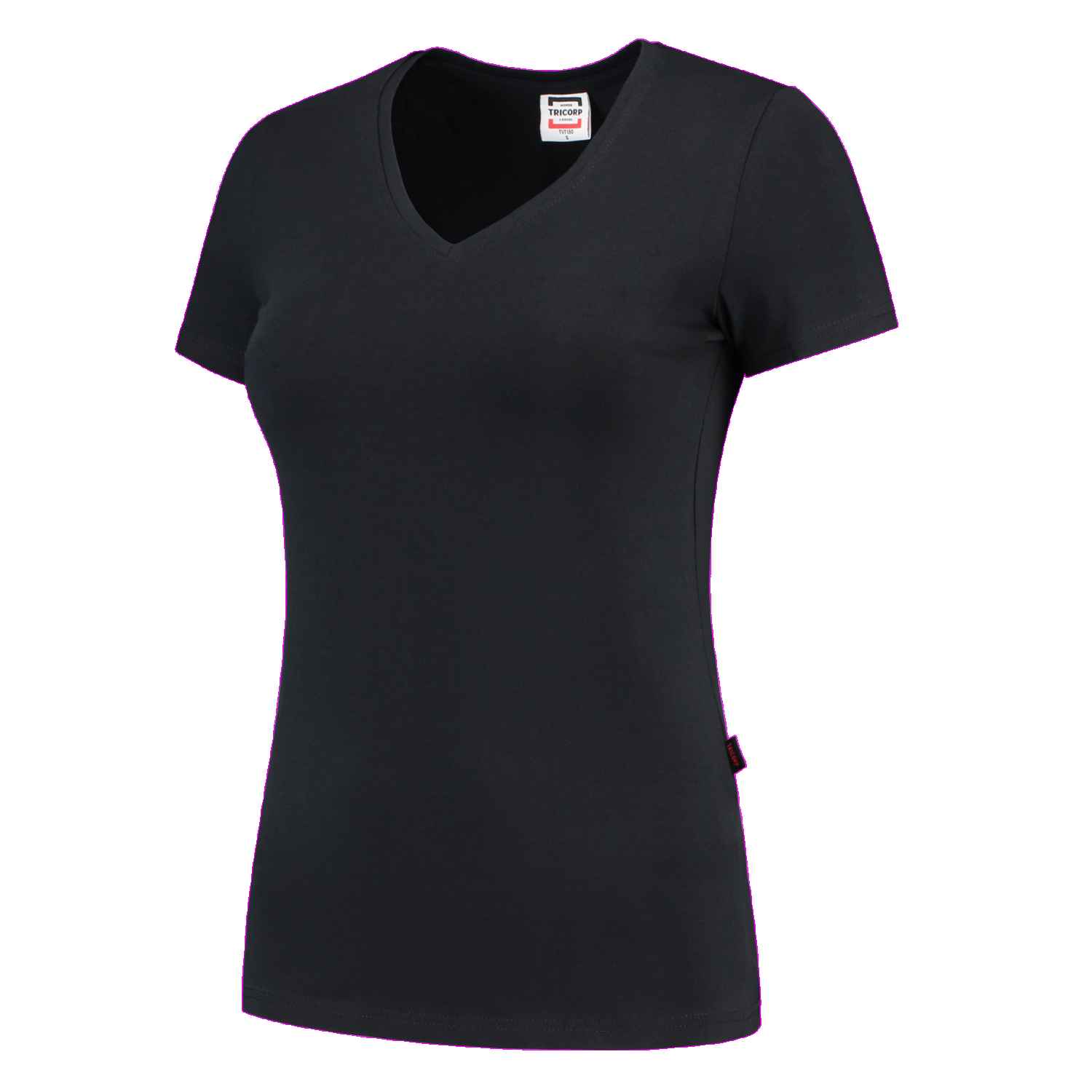 TRICORP T-shirt V Hals Fitted Dames - T-shirts en polo's - T-shirts met v-hals