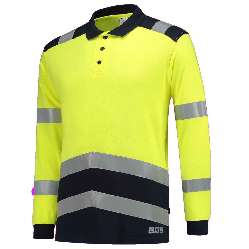 TRICORP Poloshirt Multinorm Bicolor - T-shirts en polo's - Polo's met lange mouwen