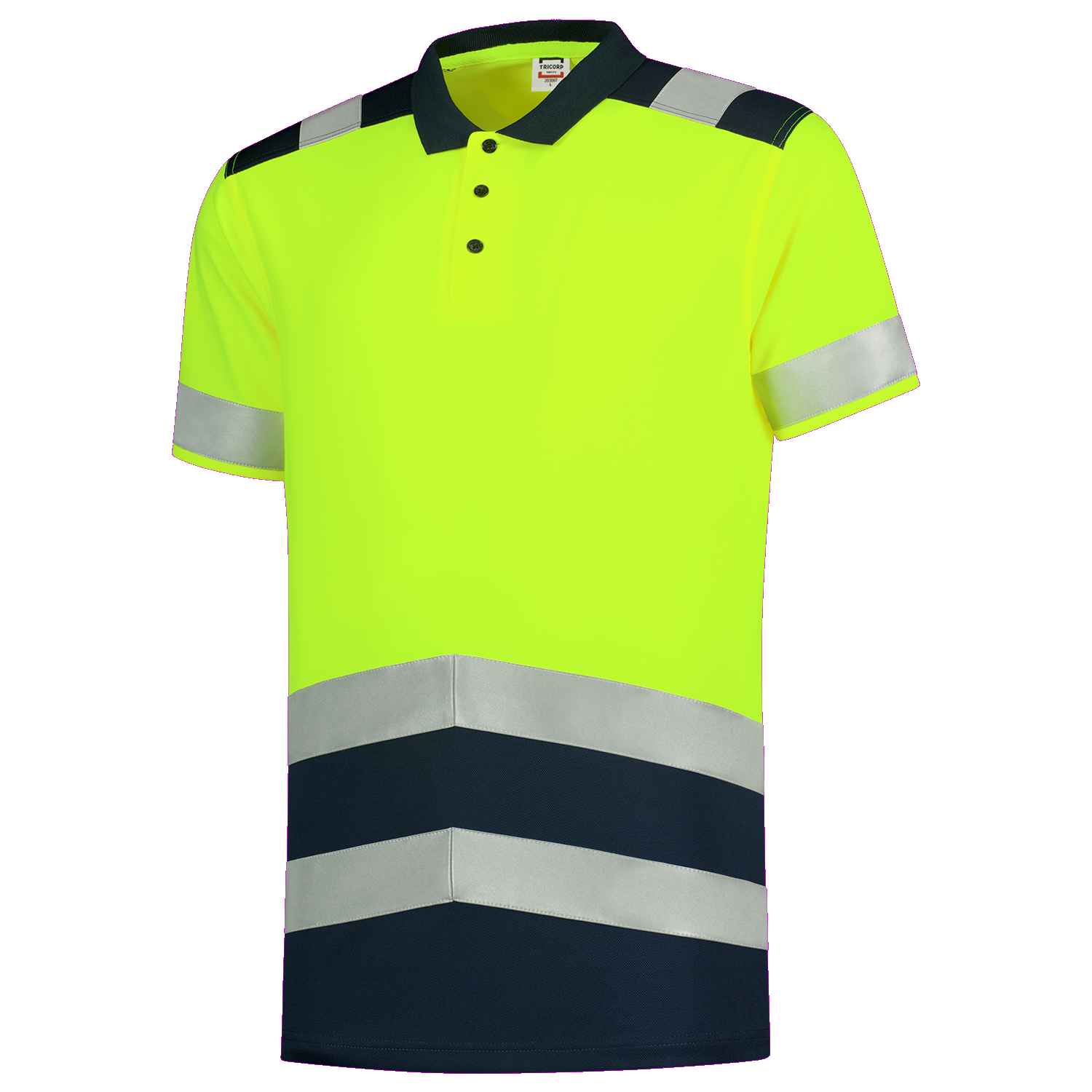 TRICORP Poloshirt High Vis Bicolor - T-shirts en polo's - Polo's met korte mouwen