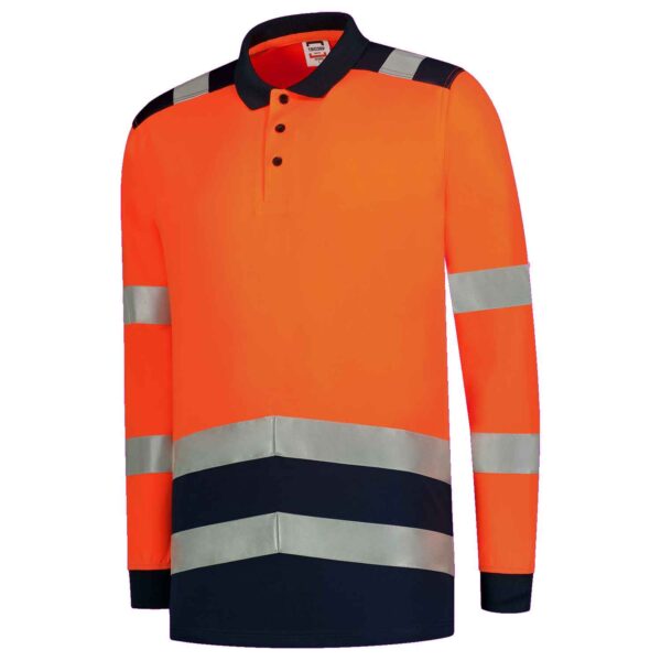TRICORP Poloshirt High Vis Bicolor Lange Mouw - T-shirts en polo's - Polo's met lange mouwen